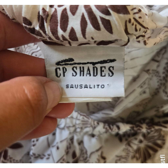 CP Shades White Brown Floral crochet Maxi Skirt S Rare - Picture 5 of 8